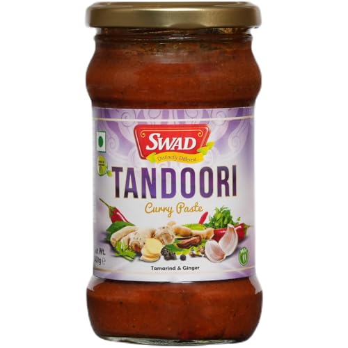 Image of SWAD Tandoori Curry Paste Masala /Ready to Cook all Purpose Gravy for Mutton, Chicken, Fish /No Preservatives, Colours or Artificial Flavours - 300gm