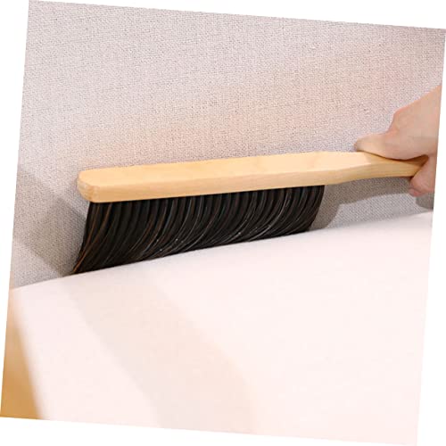 Miniatura 7 de Wooneky Cepillo De Mano Para Limpieza De Polvo, Cerdas Suaves, Mango De Madera Marrón, Tamaño Compacto, Para Sofá, Cama Y Muebles, Uso Doméstico Y Oficina, 1 Unidad