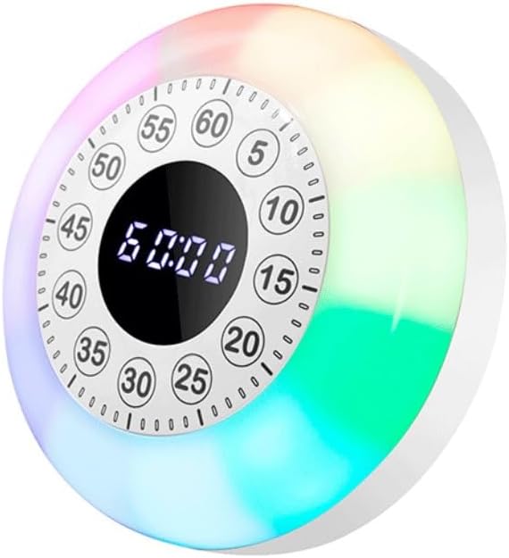 Countdown Mute Self Disciplined Management Student Colorful Touch Light Timer