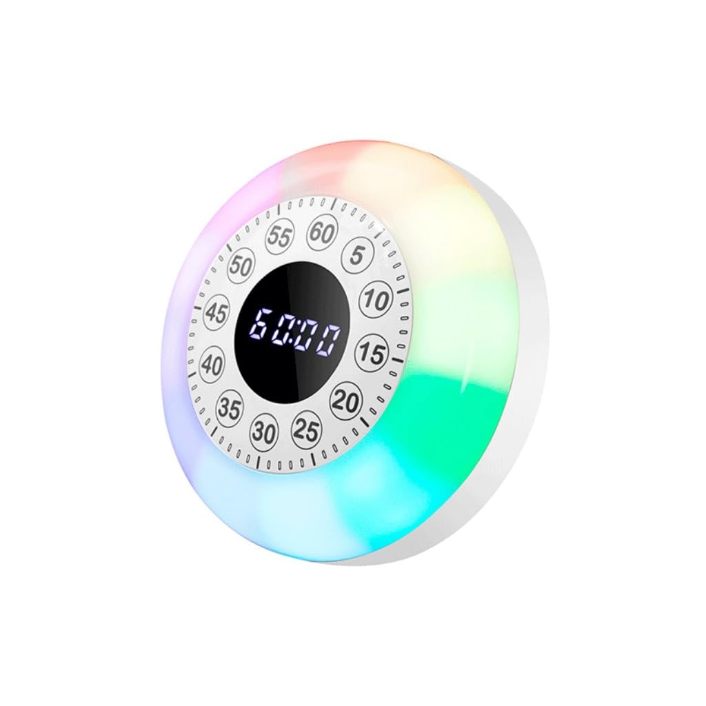 Minuteur lumineux pour bureau d'étudiant avec alerte tactile silencieuse