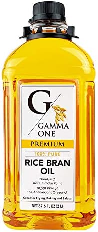 Gamma One 100% Pure Rice Bran Oil, 67.6 Ounce