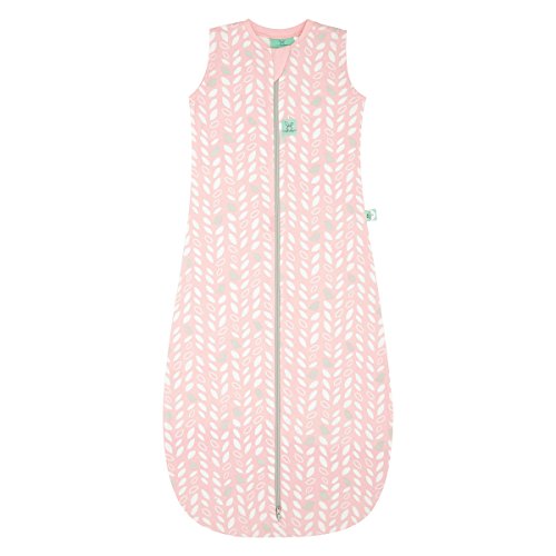 ergoPouch 0.2 Tog Jersey Sleeping Bag Organic Cotton (Spring Leaves, 8-24 Months)