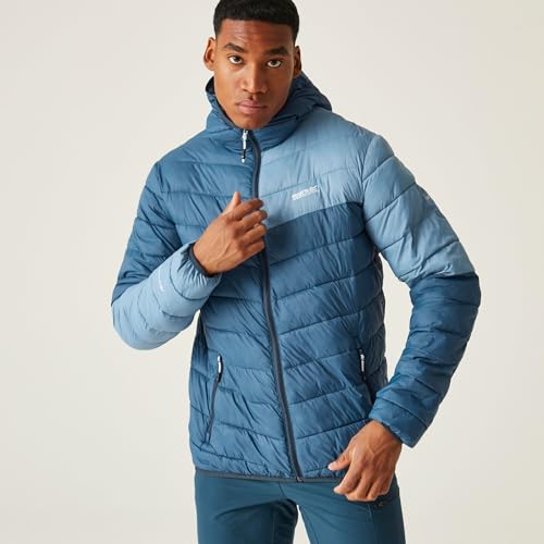 Regatta Mens HillPack II Packaway Hooded Padded Jacket - Image 2