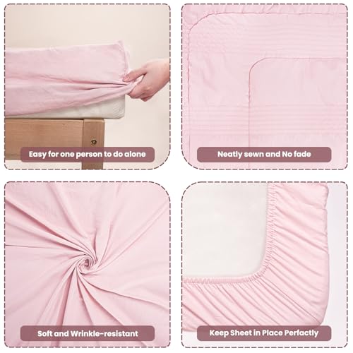 Image of 4 Piece Toddler Bedding Set, Plush Minky Crib Bedding Set
