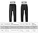 CurcKua Heated Trousers Heated Pants Mens Heated Pants 10 Heating Zones Heated Pants, 3 Heating Levels Winter Trousers, Unisex Fleece Lined Thermal Trousers L
