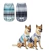 Dog and Cat Shirt in Tech Fabric Pet Clothes for Large Medium and Small Dogs 2 Pack of Lightweight Sports t Shirts