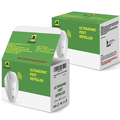 Neatmaster Ultrasonic Pest Repeller, Electronic Pest Repellent Ultrasonic Plug in, Pest Control for Bug, Roach, Spider, Ant, Flies, Mosquito; Bug Repellent Indoor for House, Garage, Warehouse - Thumbnail 2