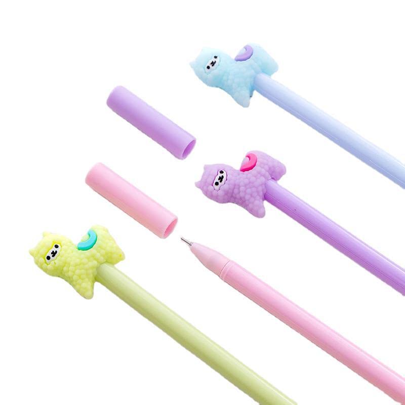 Bolígrafos Alpaca Cartoon Chinshwehaw Gel 0.5 mm Pack 8 miniatura 3