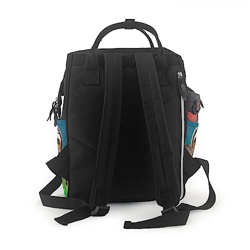 Sac à langer multifonction de qualité supérieure au design multicolore - 3