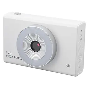 Digital Camera, 4K HD Retro CCD Camera for Students Teens Boys Girls, Compact Portable Small Point and Shoot Digital Cameras, 8X Zoom Anti Shake, Support 64GB SD Card