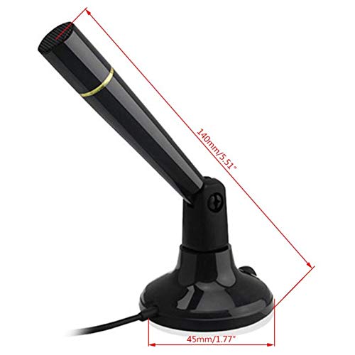 Wsloftygyd G22 3.5Mm Adjustable Studio Audio Recording Microphone Pc Desktop Computer Mic Network Stand Mini Microphone White #TOP7