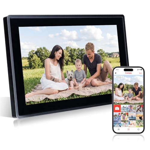 Cadre photo numérique WiFi Rollei Smart Frame 100 noir, le cadeau idéal pour la famille