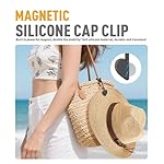 Nearockle Magnetic Hat Clip for Travel on Bag, 2026 Silicone Hat Clips Adjustable Sunhat Holder, Vacation Travel Essentials - Image 5