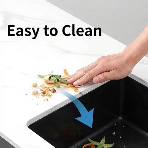 Image of Black Bar Sink, 13 inch x 15 inch x 10 inch Undermount Kitchen Sink, 13 Inch Small and Deep Single Bowl Granite Composite Kitchen Sink with Accessories, 13 x 15 Matte Black Quartz Stone Bar Sinks