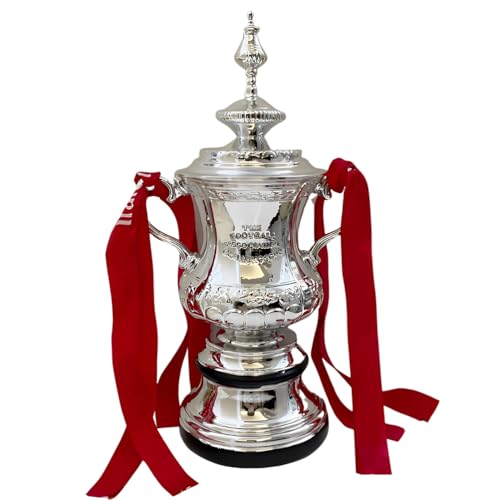 YYDSTES Fa Cup Champions Trophy Replica English Championship Trophies Football League Souvenir Collectibles Home Decorations for Football Fans,16cm