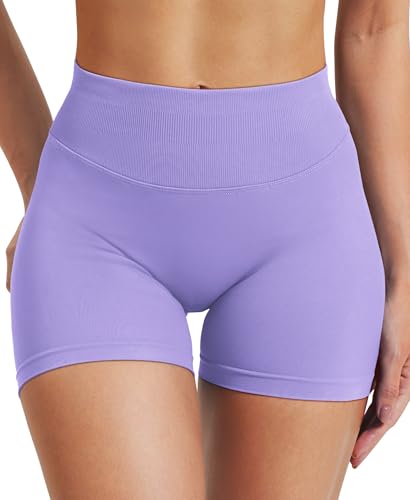 Image of VOYJOY Women Workout Impact Shorts 2.5 inch / 3.6 inch / 4.5 inch / 6 inch Scrunch Butt Booty | Tummy Control, High Waisted, Bike Short, Gentle Compression, for Women