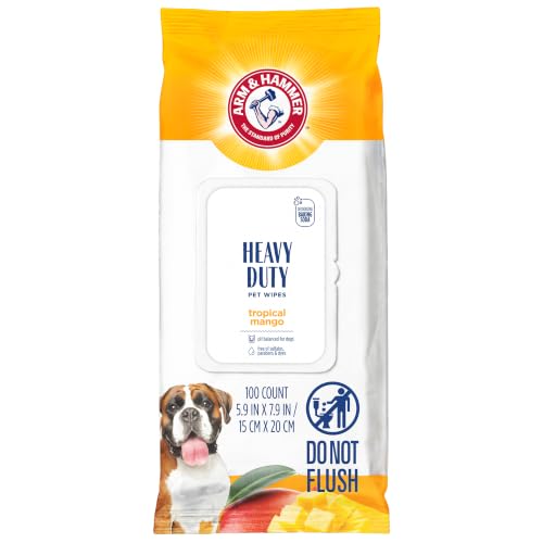 Arm & Hammer Heavy Duty Multipurpose Dog Wipes...