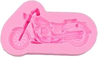 Vista 6 de Cestony Moldes de silicona para motocicleta para bricolaje, pasteles, fondant, galletas, jabón, pudín de azúcar, chocolate, caramelos duros