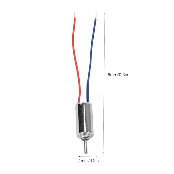 Coreless Motor 5 Pack of Set DC Micro Motor 32250 RPM High Speed 4.5V 0.12A 0.12W, Small DC Motor for Model Aircraft, Micro Coreless Electronic Toys Electronic Vibration Equipments