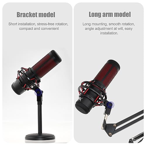 Adaptador de montagem de microfone para quadcast Hyperx com adaptador de parafuso e porca de 0,3 cm