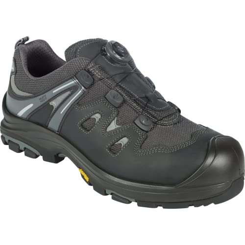 WÜRTH MODYF Sicherheitsschuhe S3 SRC Techno Flexitec in anthrazit grau - Arbeitsschuhe für Herren und Damen - mit Metallelementen & wasserabweisend - in der Größe 43