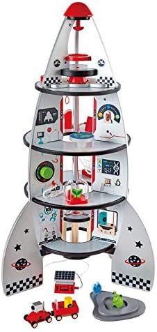 Hape HAP-E3021 Four-Stage Rocket Ship Playset