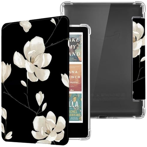 SCSVPN �N���A�P�[�X 7�C���` Kindle Paperwhite ��12���� & Kindle Colorsoft Signature Edition (2024�N�����[�X) - �E���g���X����PU���U�[�\�t�g�t���L�V�u������TPU�o�b�N�J�o�[ ��