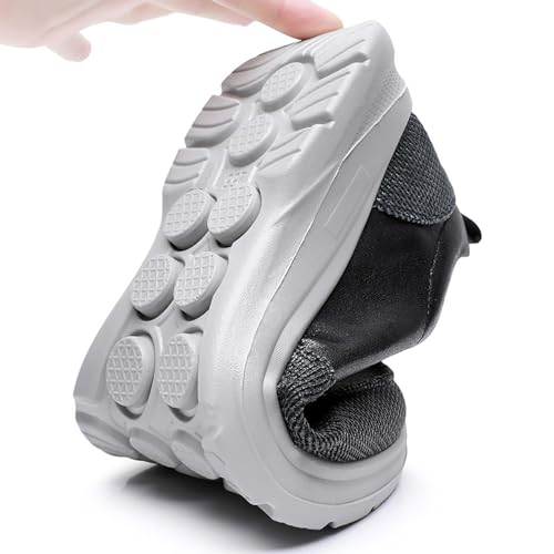 Mens Canvas Arch Support Walking Loafers Casual Lightweight Breathable Soft Sole Slip-on Orthopedic Hiking Sneakers Comfort Non-Slip Outdoor Casual Shoes4