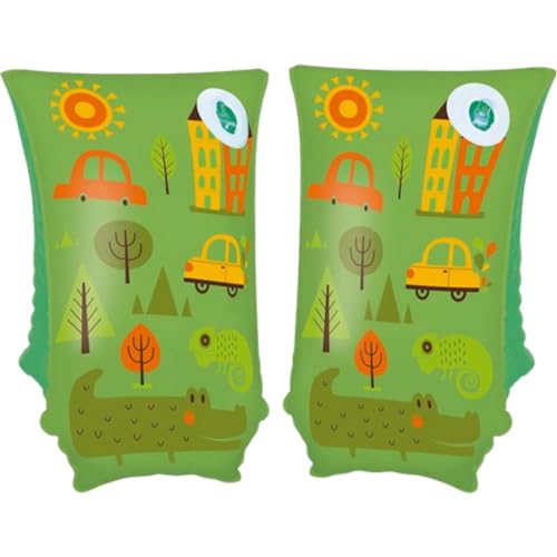 Boia de Braço Inflável para Crianças - Suporta até 50kg - Cores Azul Rosa e Verde (Verde)