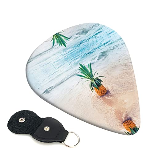Pineapple By The Sea Lot de 6 médiators pour guitare acoustique, guitare électrique, basse, ukulélé – fins, moyens et… - Les Beatles, Paul McCartney, John Lennon, RIngo Starr, George Harrison Pineapple By The Sea Lot de 6 médiators pour guitare acoustique, guitare électrique, basse, ukulélé - fins, moyens et…