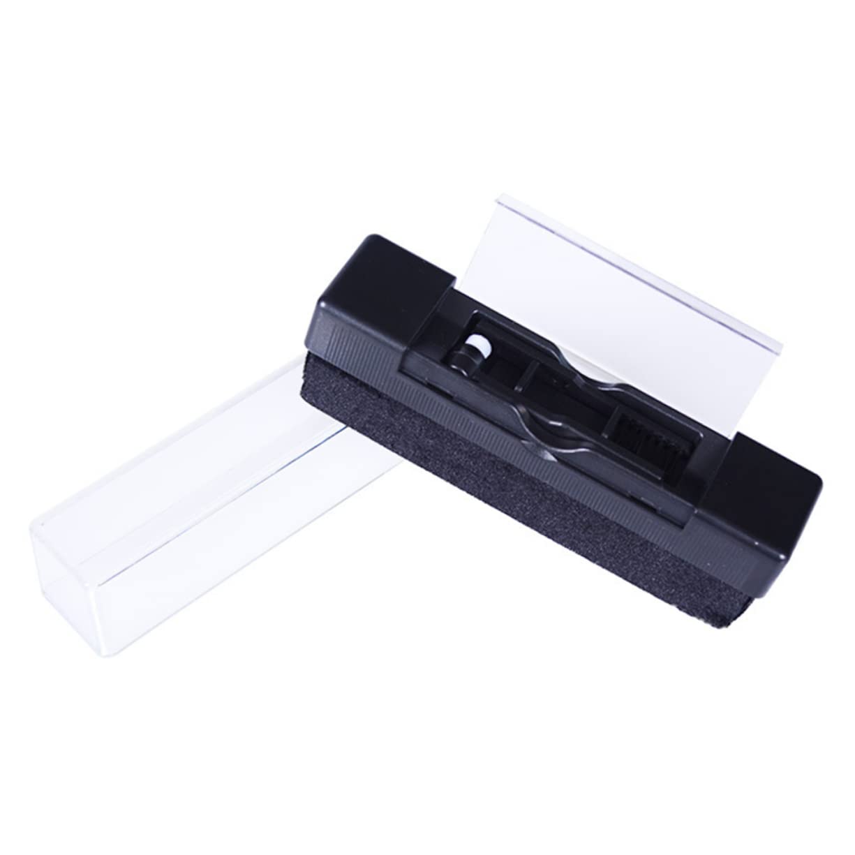 Mipcase 1set Vintage Phonograph Record Cleaning Kit with Small Brush Upgraded -Static Vinyl Cleaner for Turntables and Records Effortlessly Removes Dust Stains and Fingerprints Black