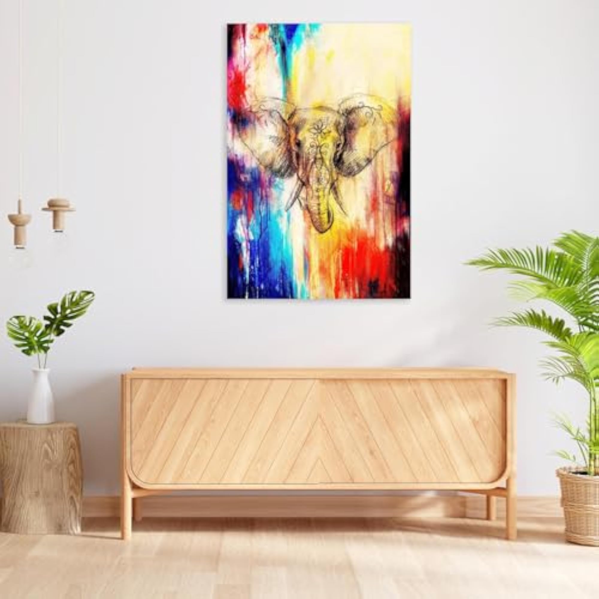 Elephant Drawing D2 Wall Sticker