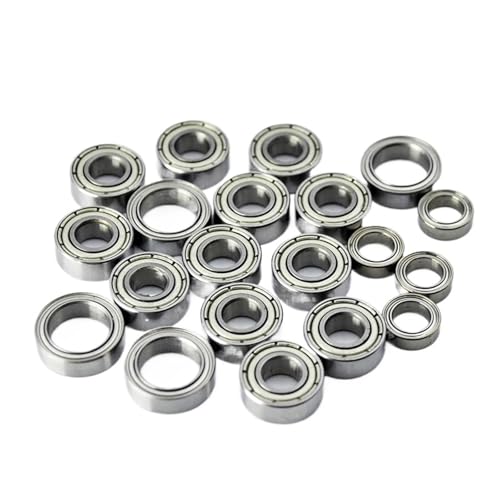Kit de cojinetes sellados de metal para recambio de rodamientos de automodelismo RC