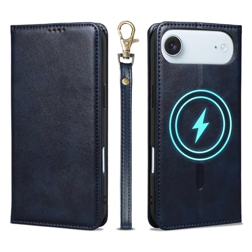 �yKeallce�ziPhone Air �P�[�X �蒠�^ �X�}�z�P�[�X �J�[�h���[ MagSafe�Ή� �X�g���b�v�t�� �X�^���h�@�\ �}�O�l�b�g�t�� PU���U�[ �ϏՌ� �S�ʕی� iPhone Air �J�o�[ 6.5inch �l�C�r�[