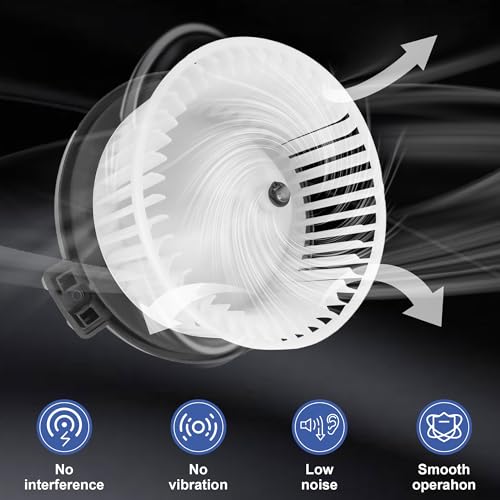 Image of PartsFlow Blower Motor With Fan Cage For 1998-2002 Honda Accord For 1999-2004 Odyssey For 2003-2008 Pilot For 2001-2006 Acura MDX 700002