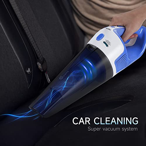 Gogoing Handheld Vacuum Cordless, Car Vacuum With Powerful Suction [9000Pa], Rechargeable Hand Held Vacuum, Portable Mini Hand Vacuum With Large Dirt Bowl, 3 Versatile Attachments & Cleaning Brush #TOP1