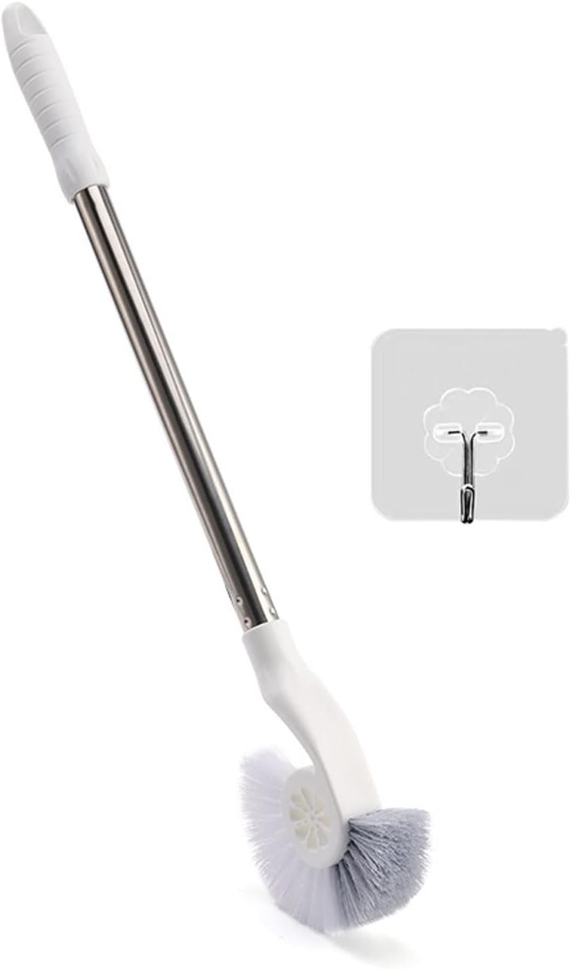Toilet Brush Holder Toilet Brush,Bathroom Toilet Brush with Hook,Sturdy Toilet Bowl Brush Set for Bathroom Storage Deep Cleaning Toilet Cleaning Brush Toilet Brush Holders(B)
