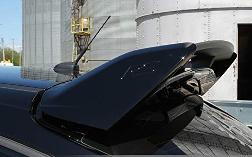 Extreme Online Store For 2013-2018 Ford Focus St/Rs Hatchback Models | Eos Add-On Rear Wing Spoiler Riser Extendsion (Anodized Black) #TOP4