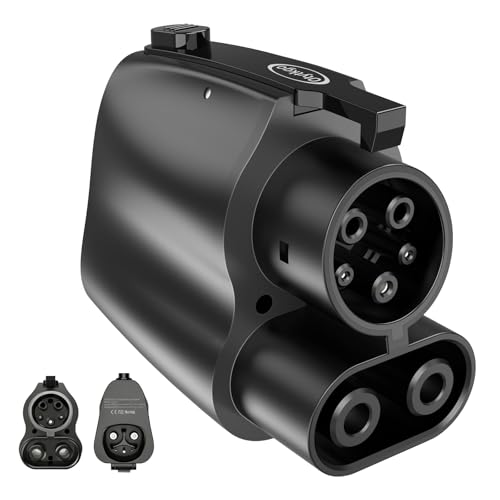 Otytkgo NACS to CCS Adapter, Tesla Supercharger Adapter 500A/1000V DC Fast Charging, Fit for V3/V4 Tesla Chargers, Compatible with Ford Rivian GM Nissan Volvo CCS1 EVs