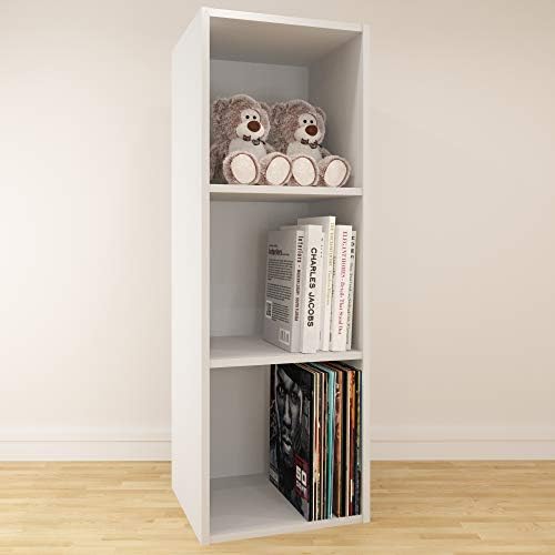Charles Jacobs Vinyl Record LP Storage Box Unit - White - Extra Large