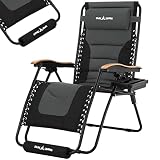 UDPATIO Zero Gravity Chair 30In XL Oversized Outdoor Anti Gravity Chairs Patio Lounge Folding Adjust