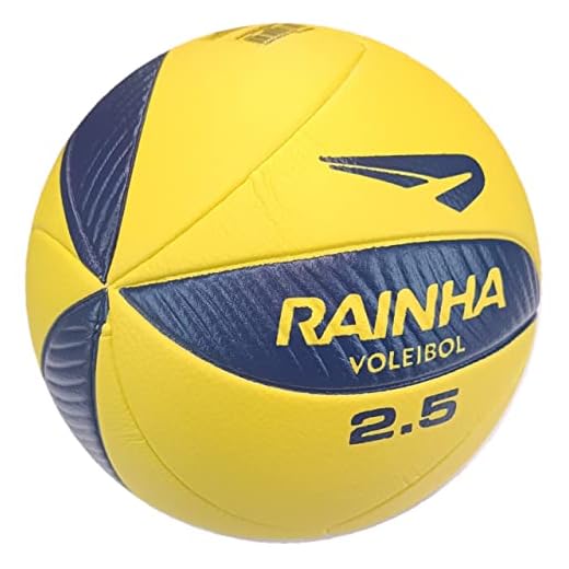 Bola Rainha Volei 2.5 Amarela e Azul
