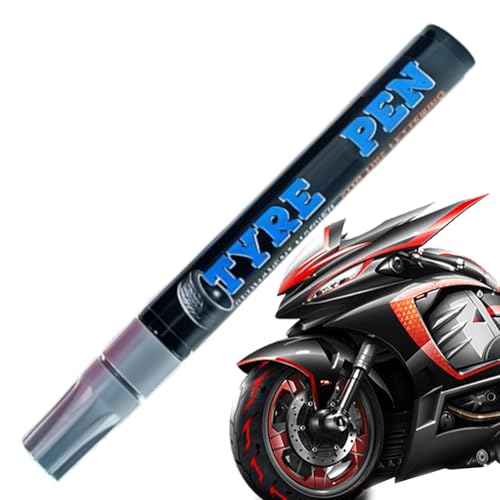 MFYOUPK Tire Markers | Quick Dry Permanent Non-Fading Tyre Marker | Metal Rocks Drawing Lettering Pen,for Vehicle Motorcycle Bicycles Metal Glass
