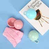 5 Stück Durchsichtiges Regenponcho mit Aufbewahrungsball, Wasserdicht für Damen und Herren - Farbenfrohes Raincape