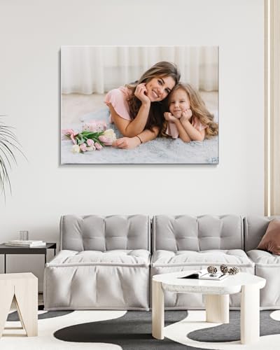 Personalized Canvas Prints from Your Photos - Custom Wall Art 8"x8",Custom Canvas Prints for Bedroom, Living Room, Office Decor - Gift for Family, Friends, Anniversary & Housewarming Wall Decor - Image 3