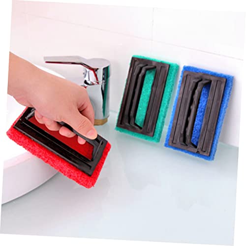 FRCOLOR 9 Peças Esfregão De Banheira Ferramentas De Limpeza De Piscina Escova De Cerâmica Extensão D