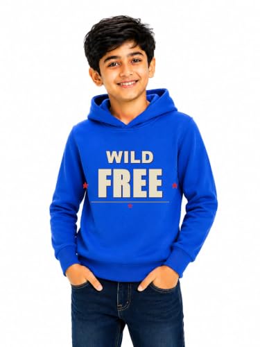 Image of Boys Hooded Sweatshirt | Cotton Blend Full Sleeve Hoodie for Boys