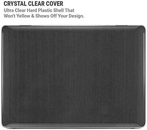 Skinit Case + Skin Compatible with MacBook Pro 15in (2016-19) Originally Designed Ebony Wood Design