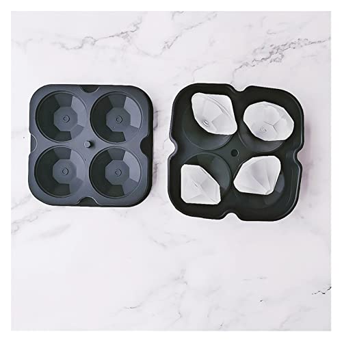 Summer Diy Creative Silica Gel Diamonds Tray Mould Home Bar Party Cool Whiskey Wine Ice Cream Mold Kitchen Tools (Color : B) #TOP1