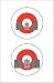 USA Made EZ2C Style 21: Gun Sight Alignment Training Paper Target, Firearm Sighting Correction Targets for Pistols Handguns Outdoor Indoor Shooting Range (25 Pack)